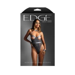 Halter Teddy with Wrist Restraints, image 2