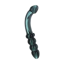 Hamsa Glass Double Ended Glass Wand, image 1