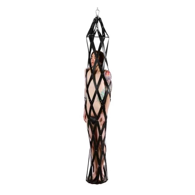 Hanging Rubber Strap Cage - Image 1