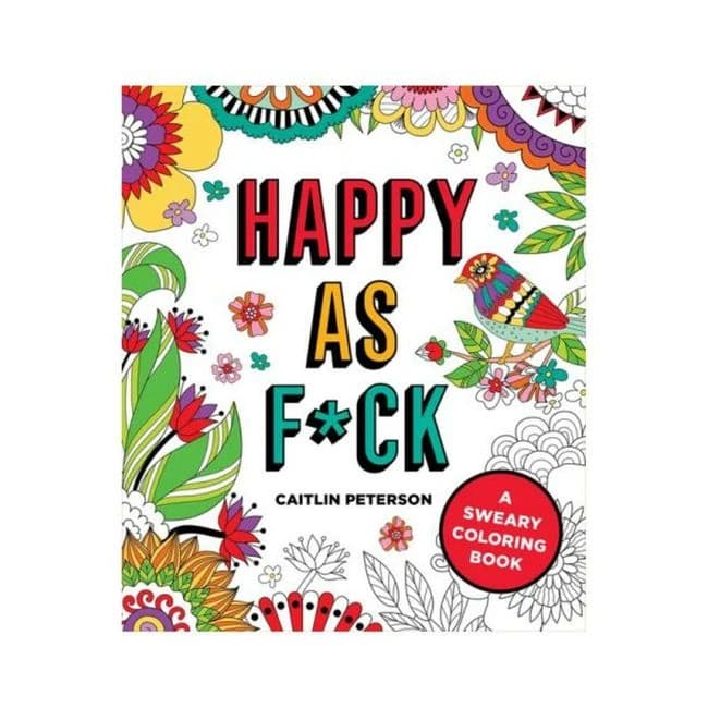 Happy as F*ck Coloring Book - Image 1