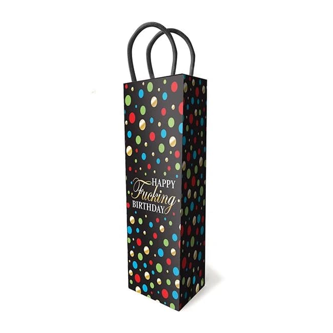 Happy F'ing Birthday Wine Gift Bag - Image 1