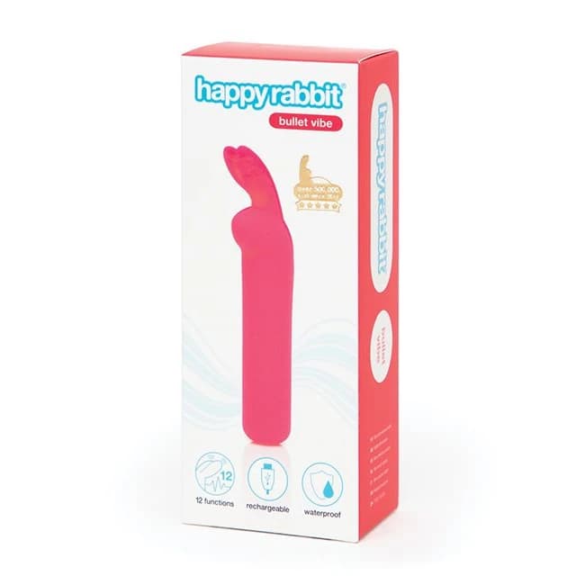 Happy Rabbit Rabbit Ears Bullet Vibe Pink - Image 1