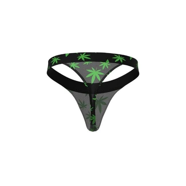 Hazy Dayz Micro Thong Potleaf - L/XL - Image 1