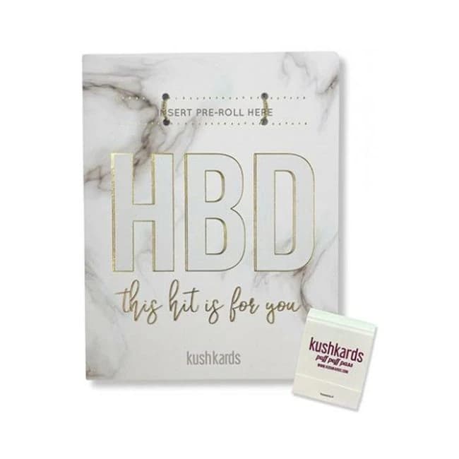 Hbd Birthday Greeting Card W/matchbook - Image 1