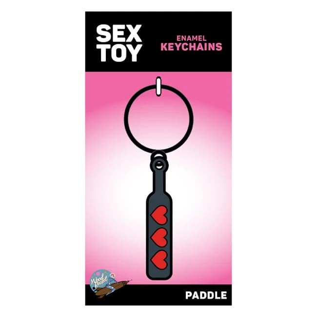 Heart Paddle Keychain (net) - Image 1