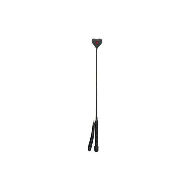 Heart Tip Crop Black with Red Detail - Image 1