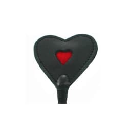 Heart Tip Crop Black with Red Detail, image 3