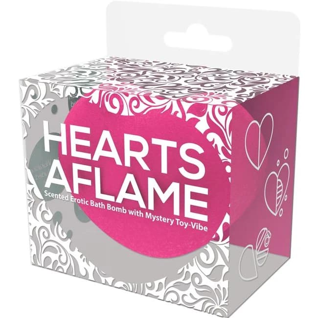Hearts Aflame Erotic Bath Bomb - Image 1