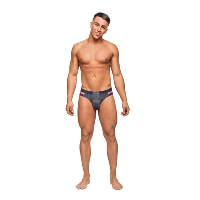 Heather Haze Cutout Jock Grey L/x - Image 1