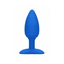 Heating Anal Butt Plug - Glow - Blue, image 1