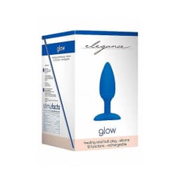 Heating Anal Butt Plug - Glow - Blue, image 2