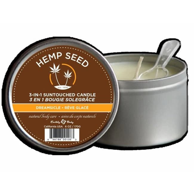 HEMP SEED 3-IN-1 CANDLE DREAM SICLE 6 OZ  - Image 1
