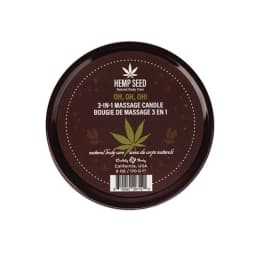 HEMP SEED 3-IN-1 MASSAGE CANDLE OH OH OH 6OZ  - Image 1