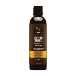 HEMP SEED MASSAGE OIL BEACH DAZE 8 OZ  - Image 1