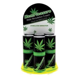Hempleasure for Men 1/2 Oz 6 Bottle Display - Image 2