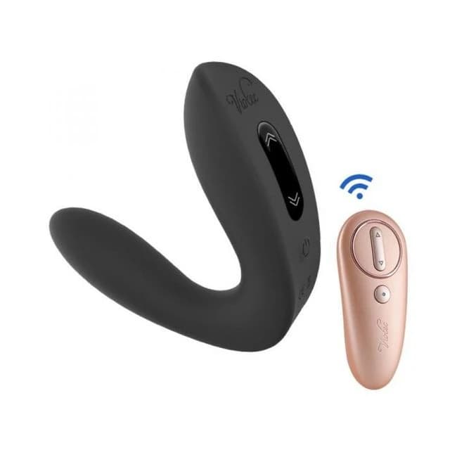 Hercules Remote C-shape Vibrating Plug Black - Image 1
