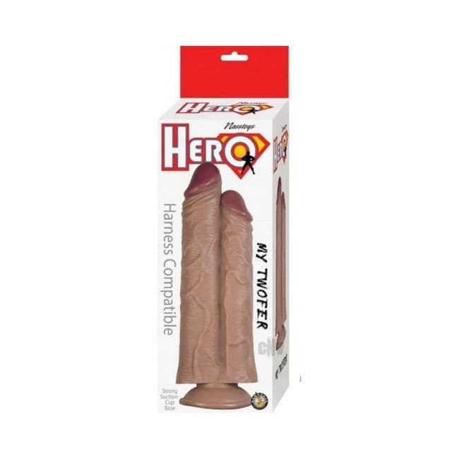 Hero My Twofer Dildo Brown - Image 1