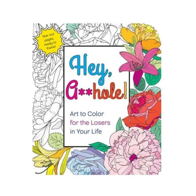 Hey, A**hole Coloring Book - Image 1
