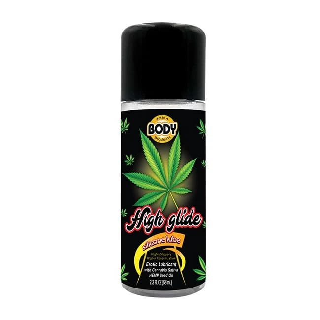 HIGH GLIDE EROTIC LUBRICANT 2.3 OZ BOTTLE  - Image 1