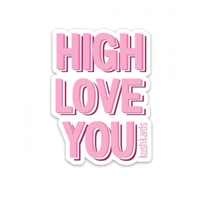 High Love Naughty Sticker - Pack of 3 - Image 1