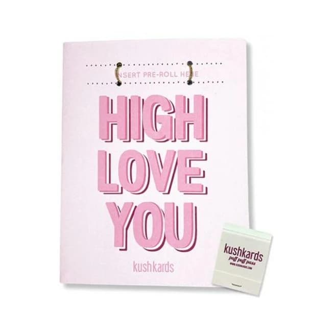 High Love You Greeting Card W/matchbook - Image 1