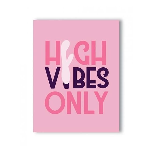 High Vibes Naughty Greeting Card - Image 1