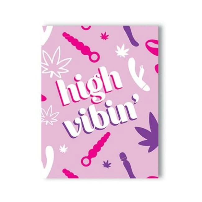 High Vibin' 420 Greeting Card - Image 1