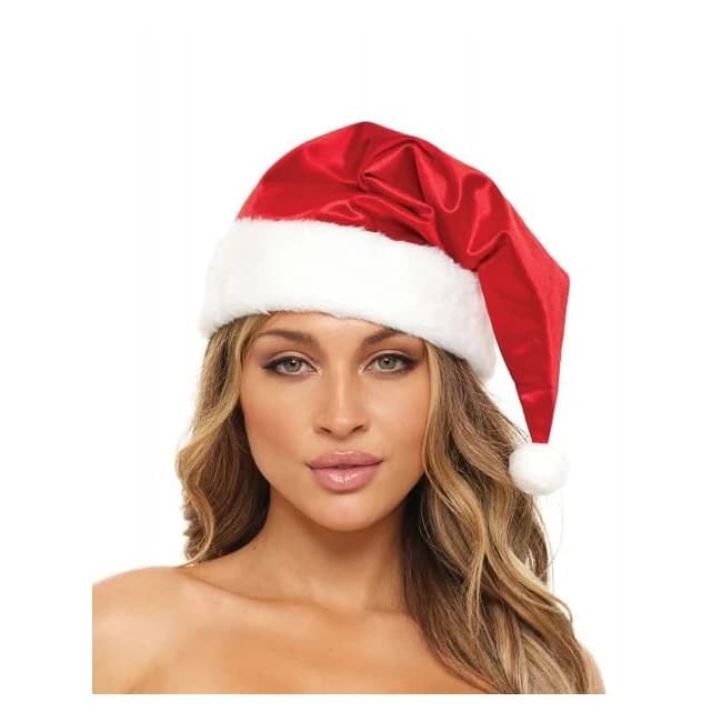 Holiday Santa Hat Red/white O/s - Image 1