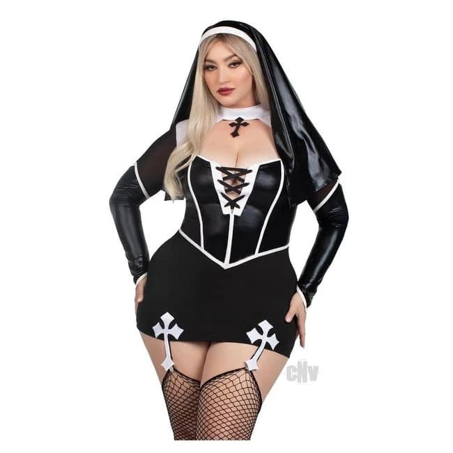 Holy Hottie Set 2pc 3x/4x Blk/wht - Image 1