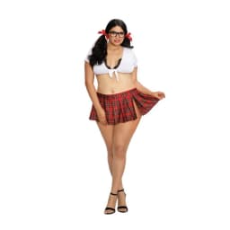 Homeroom Hottie White Red Queen Size - Image 4