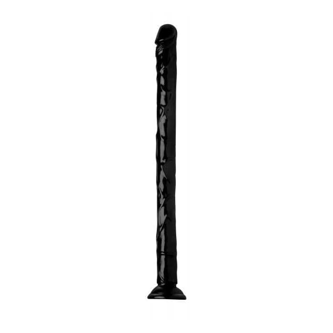 Hosed 19 Inches Realistic Anal Dildo Black - Image 1