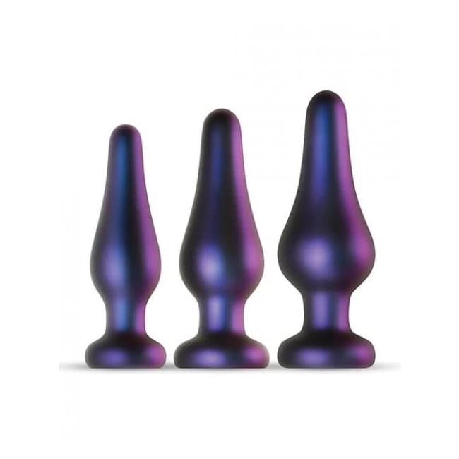 Hueman Comets Butt Plug Set of 3 - Purple - Image 1