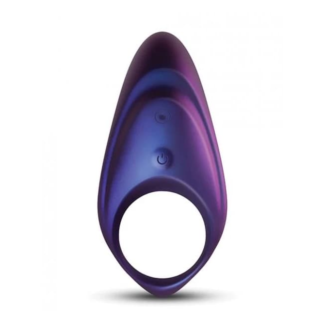 Hueman Neptune Vibrating Cock Ring - Purple - Image 1