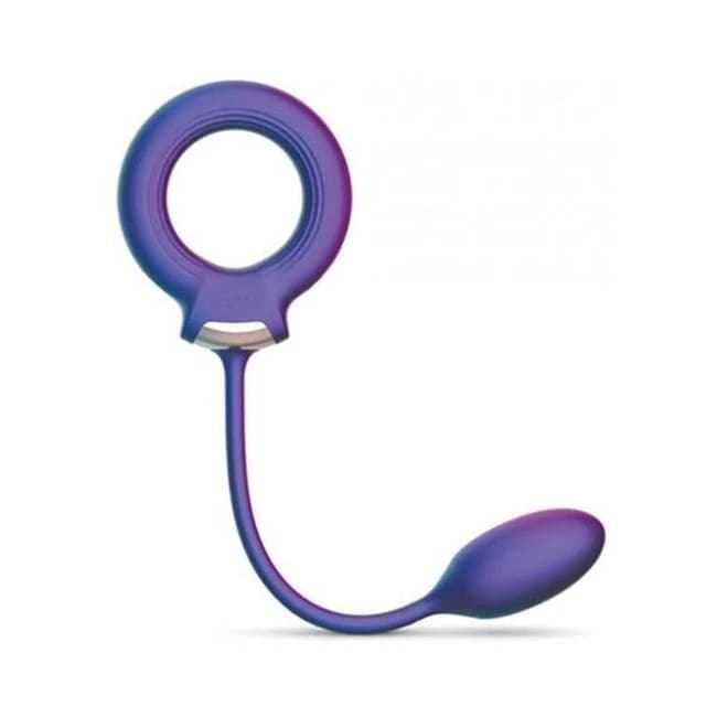 Hueman Solar Cock Ring W/anal Ball - Purple - Image 1