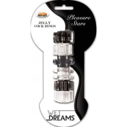 Hung Pleasure Stars Jelly Cock Rings, image 1