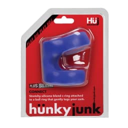 Hunkyjunk Connect Cock/ball Tugger Cobalt, image 4