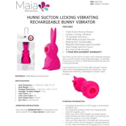 Hunni Bunny Shaped Suction Vibrator, image 8