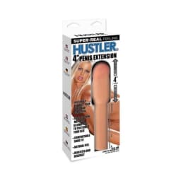 Hustler 4 Inches Penis Extension Beige, image 3