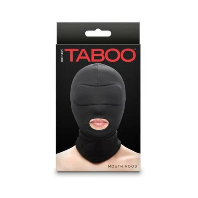 Hustler Taboo Mouth Hood Black - Image 1