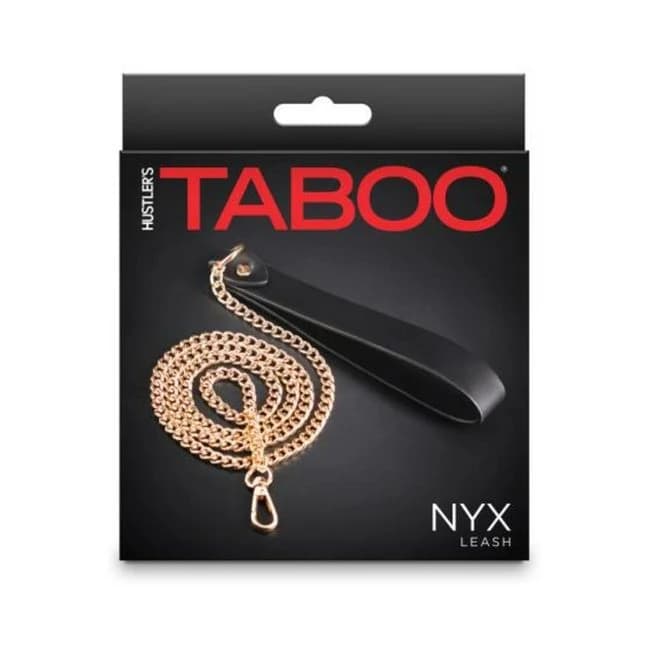 Hustler Taboo Nyx Leash Black - Image 1