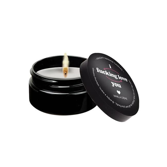 I F*cking Love You 2oz Massage Candle - Image 1