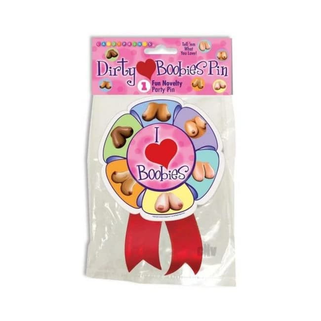 I Love Boobs Pin - Image 1