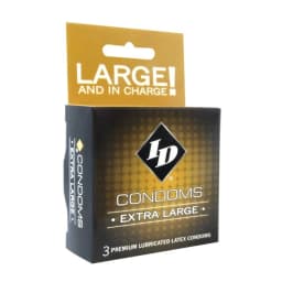 Id Extra Large Condom 3pk - Image 1