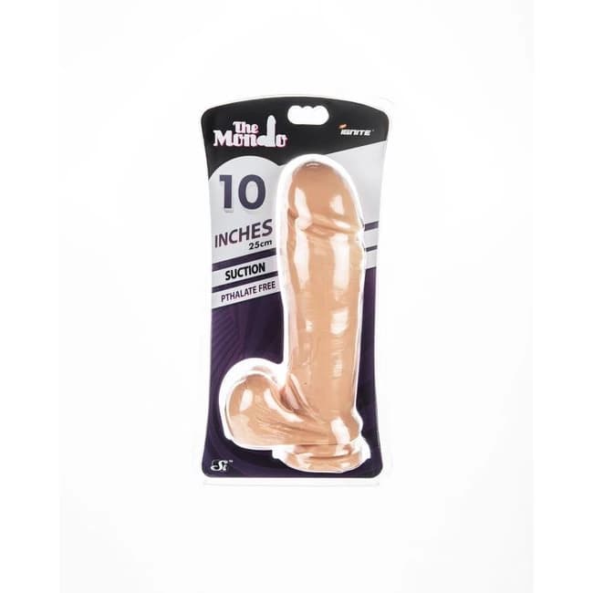 Ignite Thick Cock W/balls & Suction Flesh 10in - Image 2