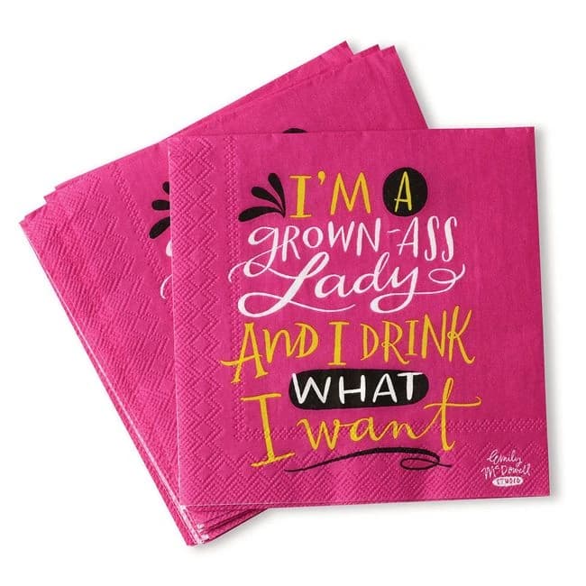 I'm a Grown Ass Lady Napkins - Image 1