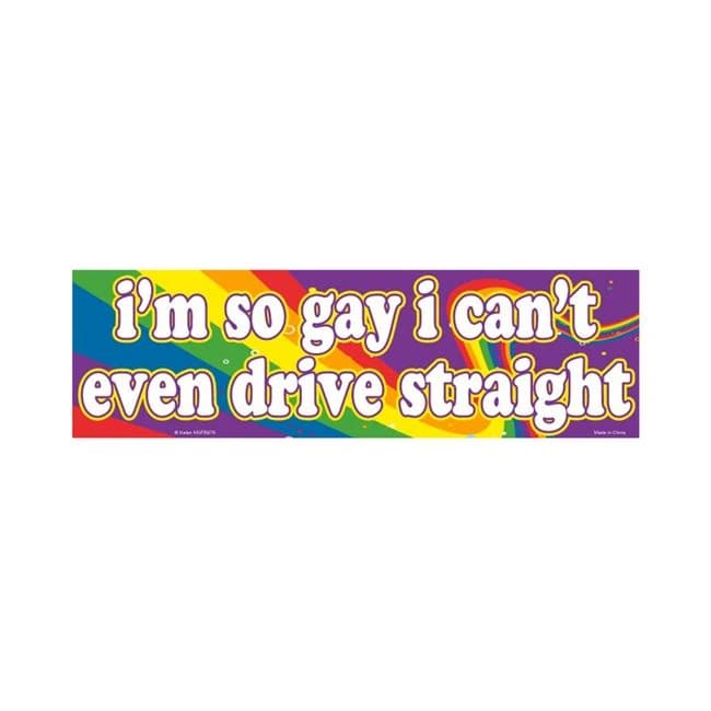 Im So Gay I Cant Even Flexible Bumper Magnet - Image 1