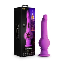 Impressions New York Gyroquake Dildo Purple, image 1