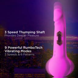 Impressions New York Gyroquake Dildo Purple, image 3