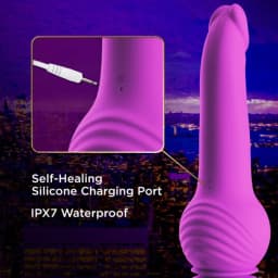 Impressions New York Gyroquake Dildo Purple, image 6