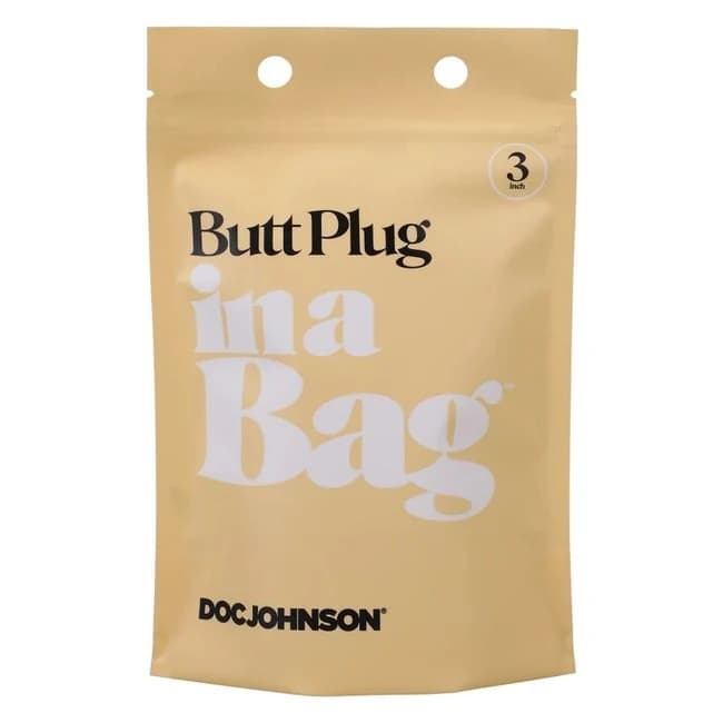 IN A BAG BUTT PLUG 3 BLACK " - Image 1